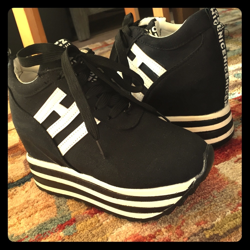High platform sexy sneakers